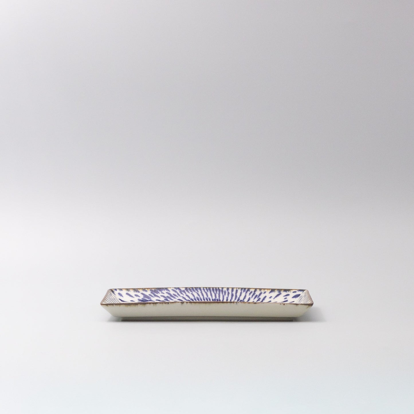 Sushi Plate 25cm Speckled Swirl Design V637-C1227