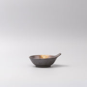 Bowl with Handle 12cm Bronze Glaze V637-C1232