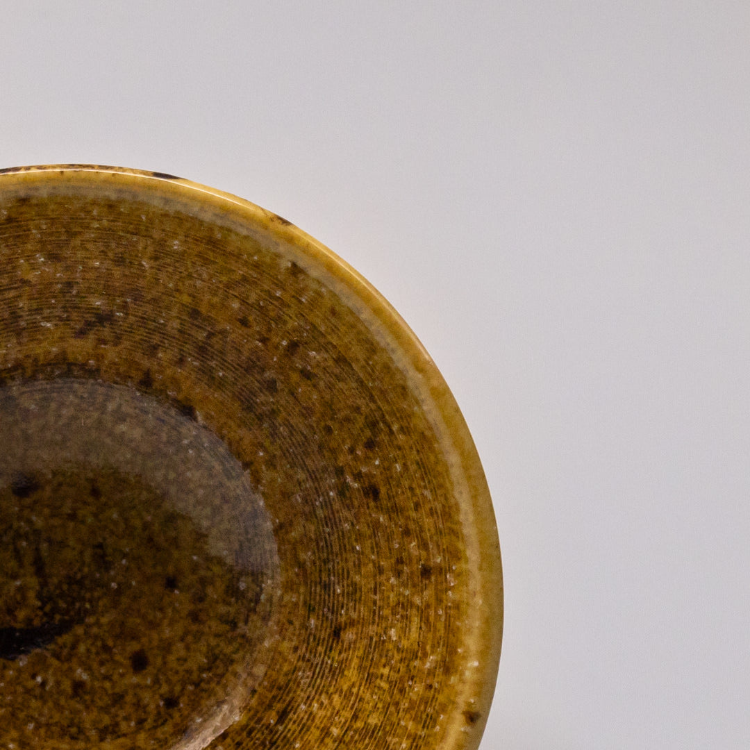 Bowl 12.6cm Shinogi Caramel Glaze V637-C1235