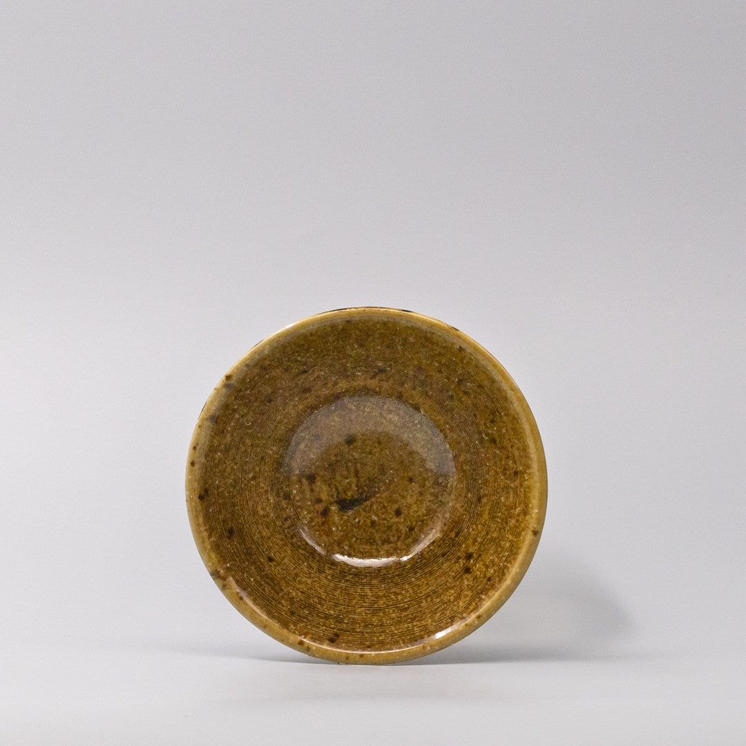 Bowl 12.6cm Shinogi Caramel Glaze V637-C1235