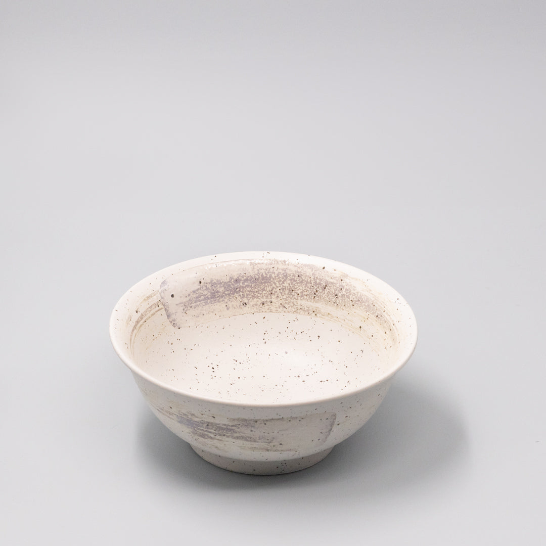 Ramen Bowl 18.5cm Speckled White Zen Glaze V637-C1247