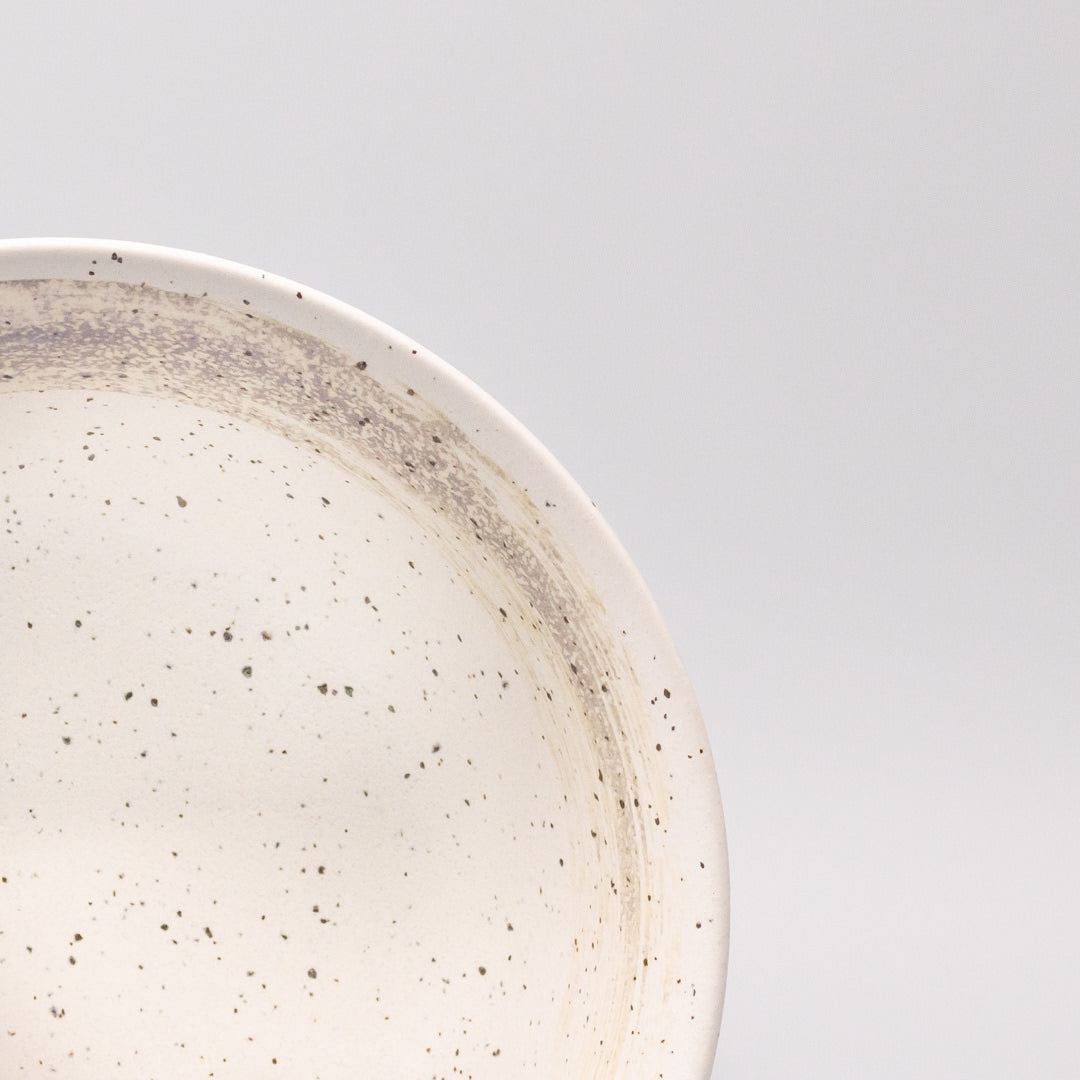 Ramen Bowl 18.5cm Speckled White Zen Glaze V637-C1247