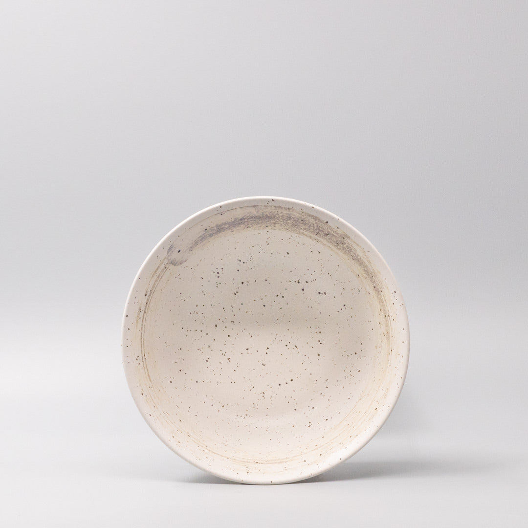 Ramen Bowl 18.5cm Speckled White Zen Glaze V637-C1247