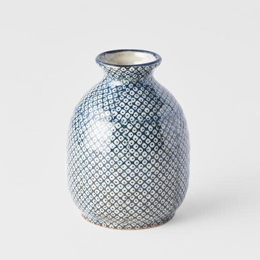 Sake Jug 8cm 300ml Shibori Pattern V637-C1362