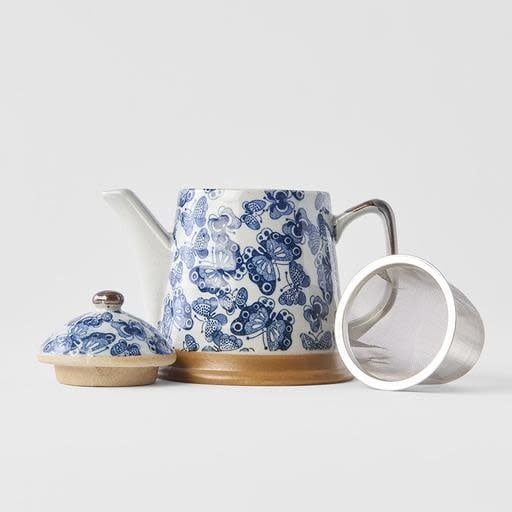 Teapot 400ml Butterfly Design V637-C1370