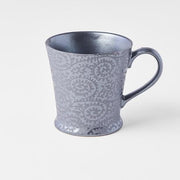 Mug 200ml Black Scroll Design V637-C1375