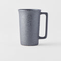 Mug with Handle 350ml Black Scroll Design V637-C1377