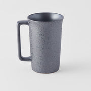 Mug with Handle 350ml Black Scroll Design V637-C1377
