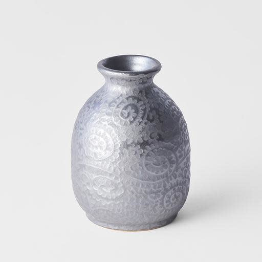 Sake Jug 300ml Black Scroll Glaze V637-C1379