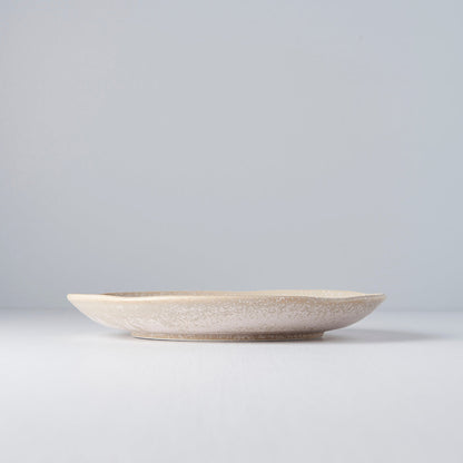 Dinner Plate 24cm White Fade Glaze V637-C1430