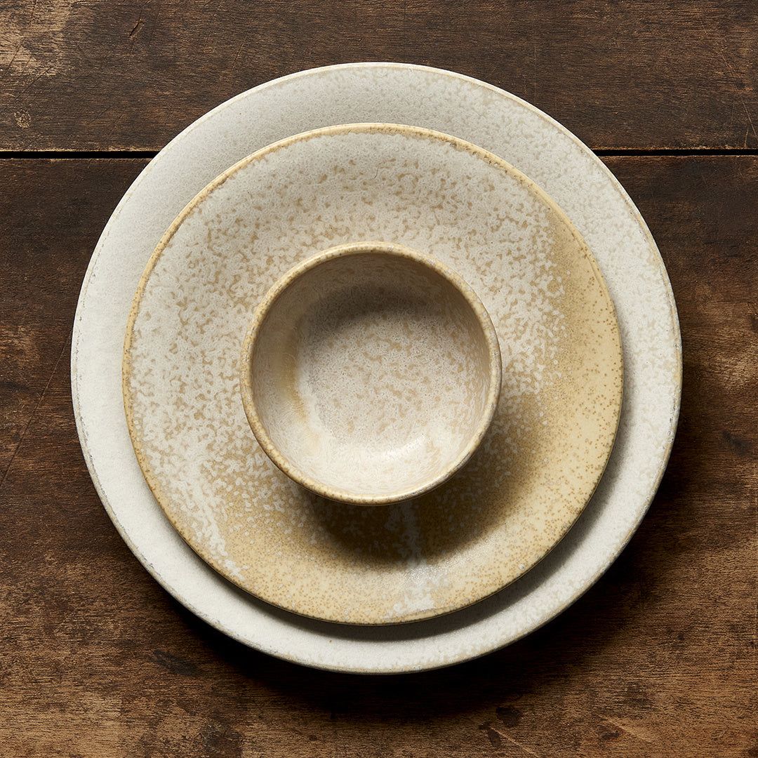 Bowl 13cm White Fade Glaze V637-C1432