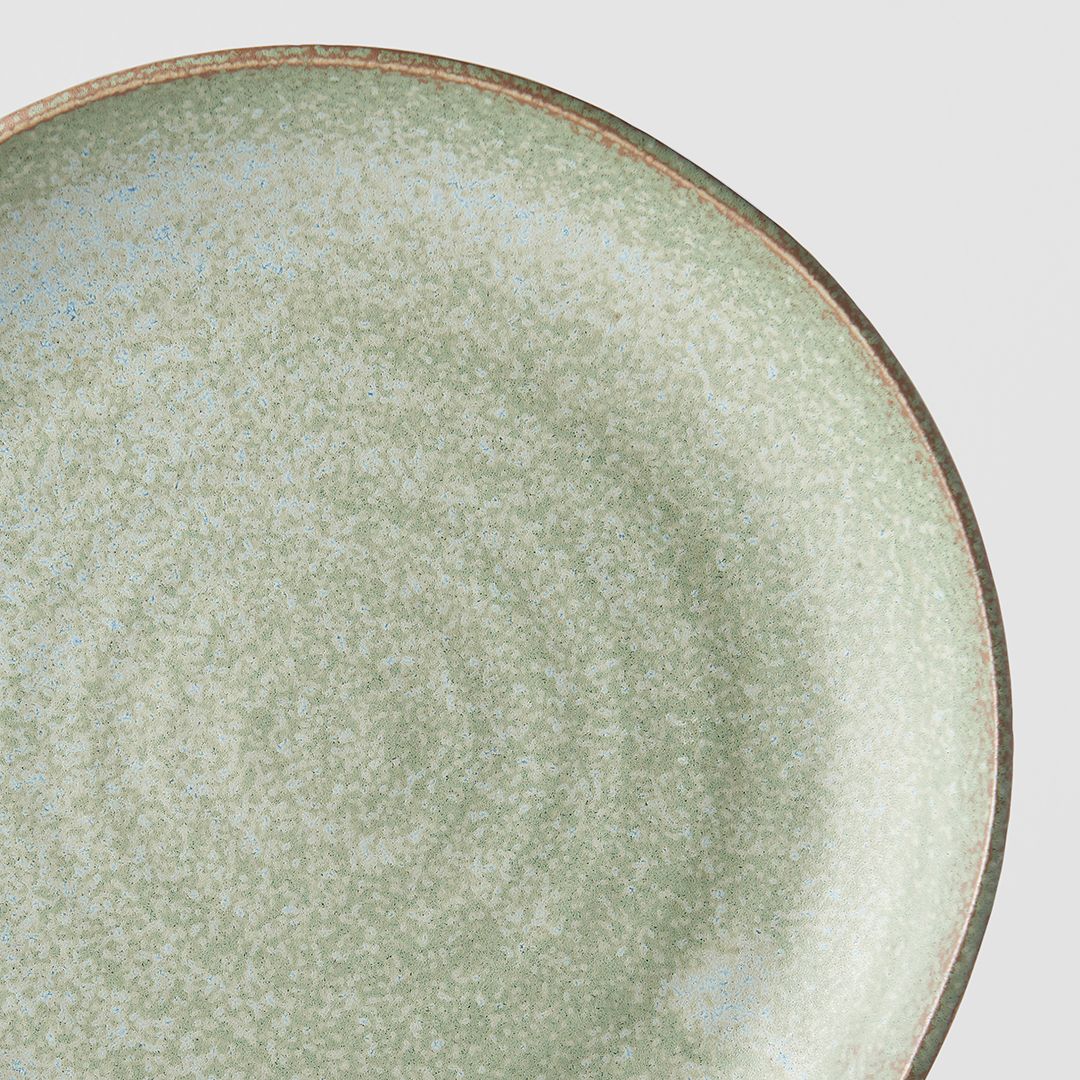 Dinner Plate 24cm Green Fade Glaze V637-C1440
