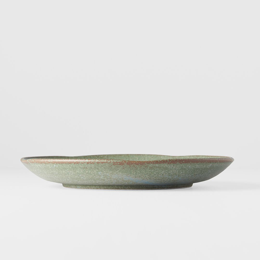 Dinner Plate 24cm Green Fade Glaze V637-C1440