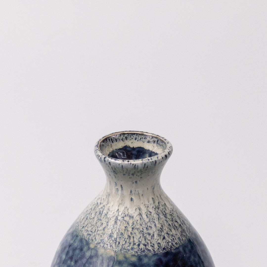 Sake Jug 180ml Denim Drip Glaze V637-C1611