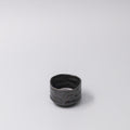 Sake Cup Jet Black Glaze V637-C1621
