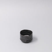 Sake Cup Jet Black Glaze V637-C1621
