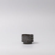 Sake Cup Jet Black Glaze V637-C1621