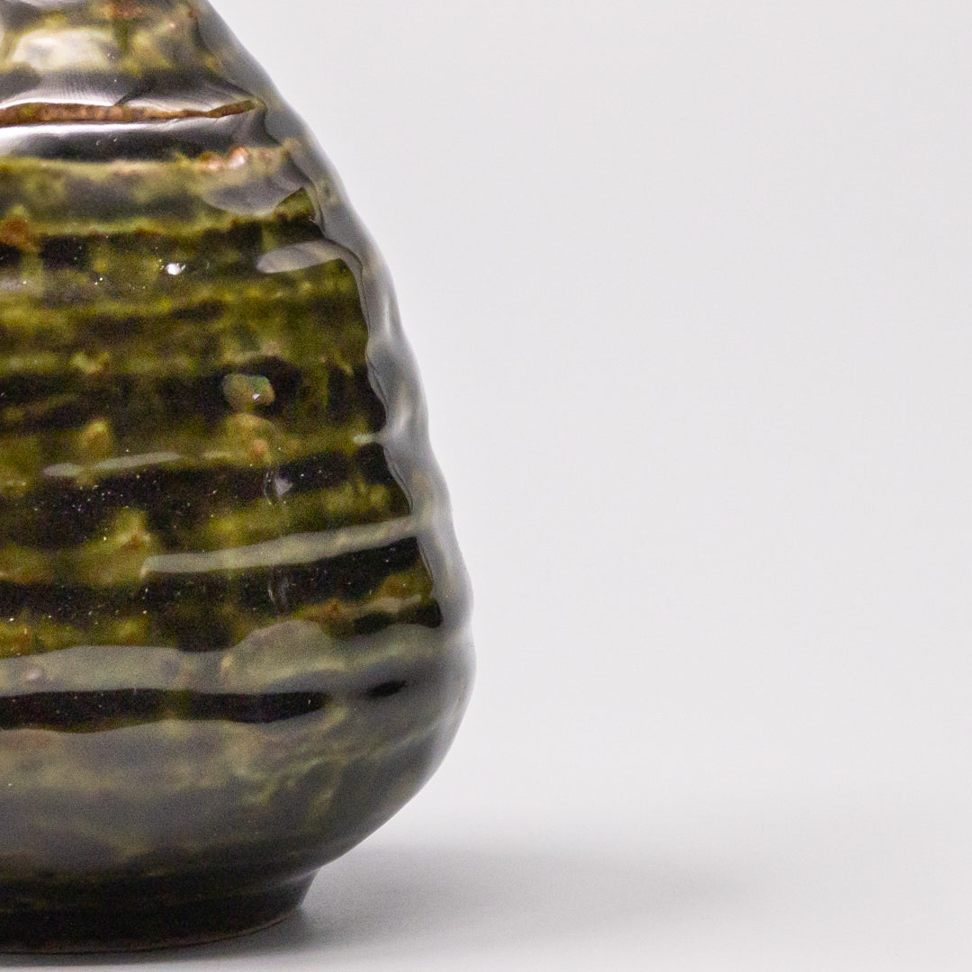 Sake Jug 350ml Sage Brown Glaze V637-C1622