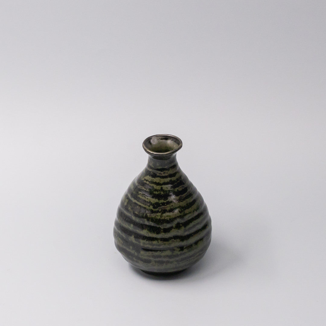 Sake Jug 350ml Moss Black Glaze V637-C1623