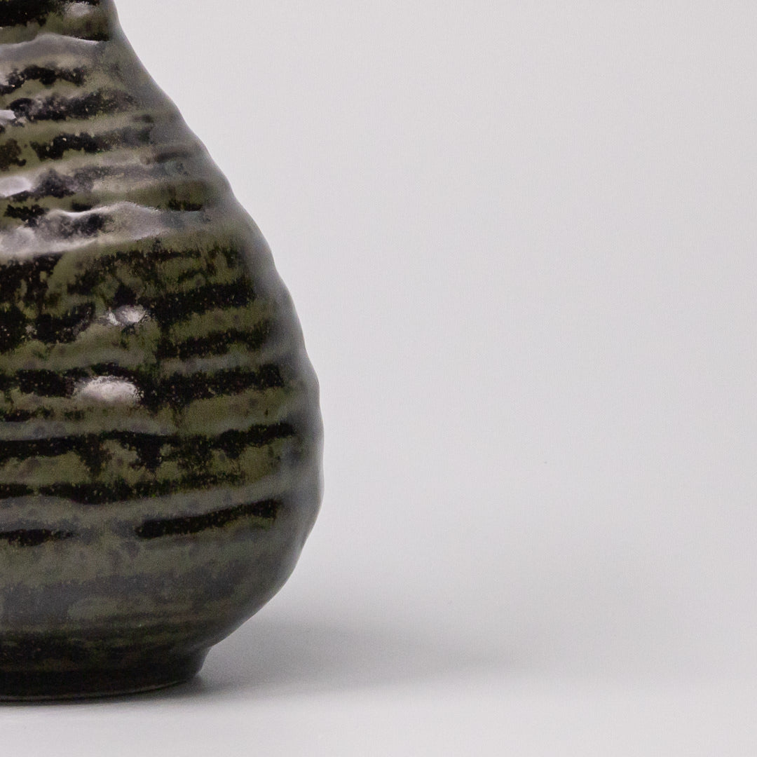 Sake Jug 350ml Moss Black Glaze V637-C1623