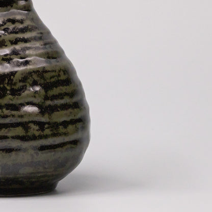 Sake Jug 350ml Moss Black Glaze V637-C1623