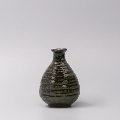 Sake Jug 350ml Moss Black Glaze V637-C1623