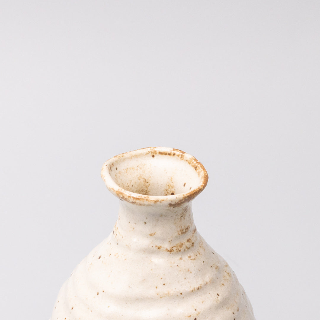 Sake Jug 350ml White Sand Glaze V637-C1624