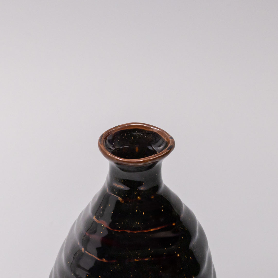 Sake Jug 350ml Tenmokku Glaze V637-C1625