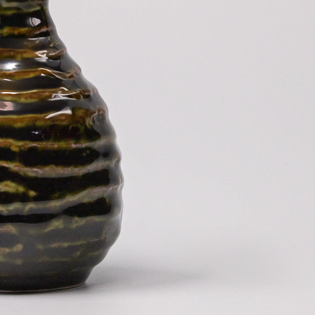Sake Jug 180ml Sage Brown Glaze V637-C1627