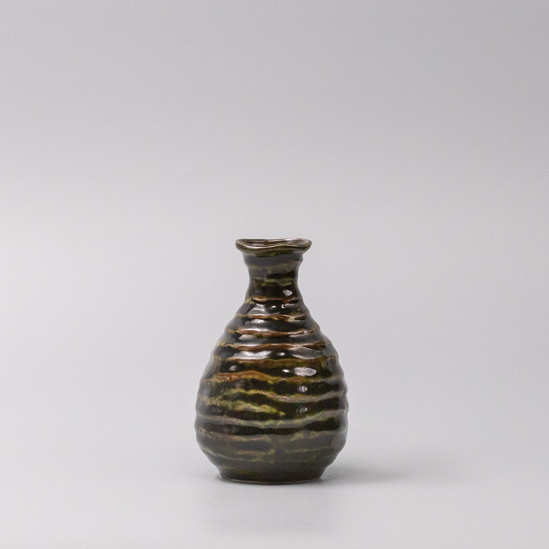 Sake Jug 180ml Sage Brown Glaze V637-C1627