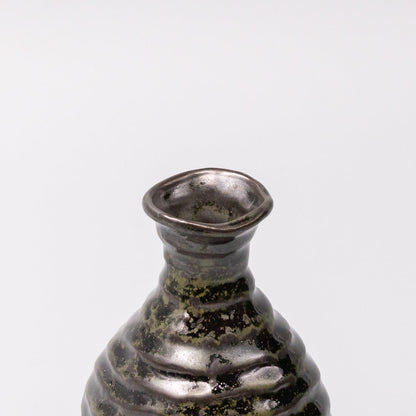 Sake Jug 180ml Moss Black Glaze V637-C1628