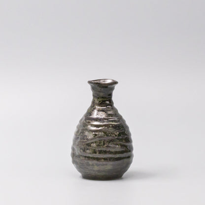 Sake Jug 180ml Moss Black Glaze V637-C1628