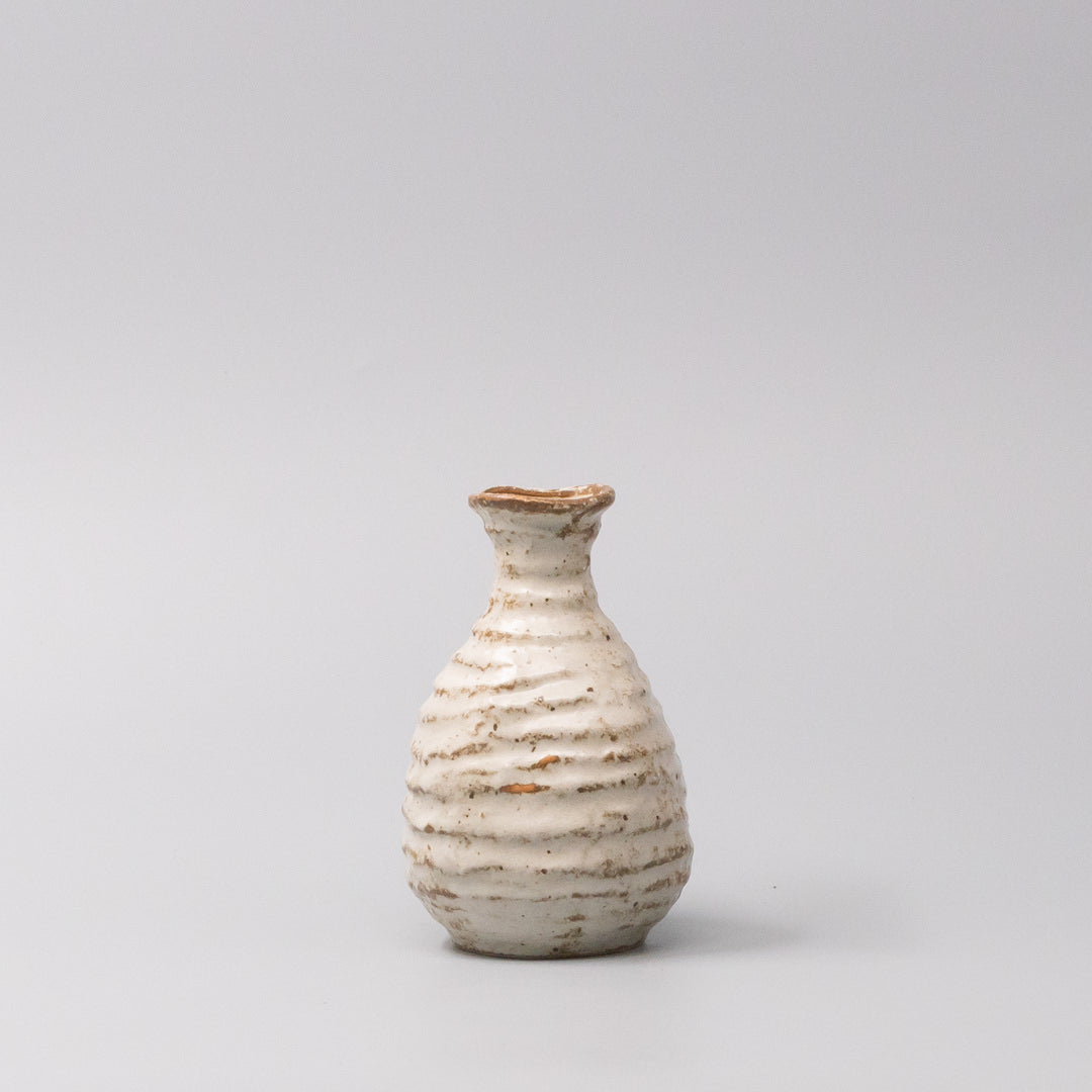 Sake Jug 180ml White Sand Glaze V637-C1629