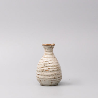 Sake Jug 180ml White Sand Glaze V637-C1629