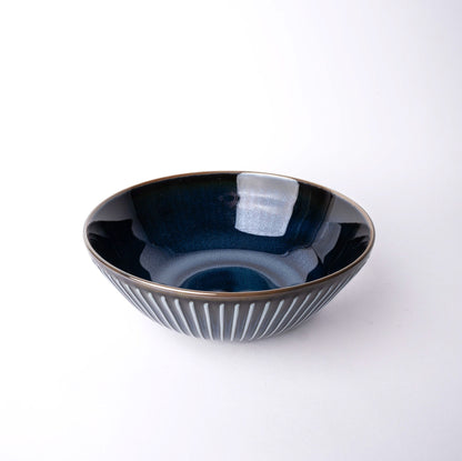 Bowl 21cm Navy Sendan Glaze V637-C1637