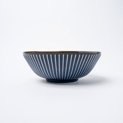 Bowl 21cm Navy Sendan Glaze V637-C1637