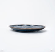 Side Plate 20.5cm Navy Sendan Glaze V637-C1640