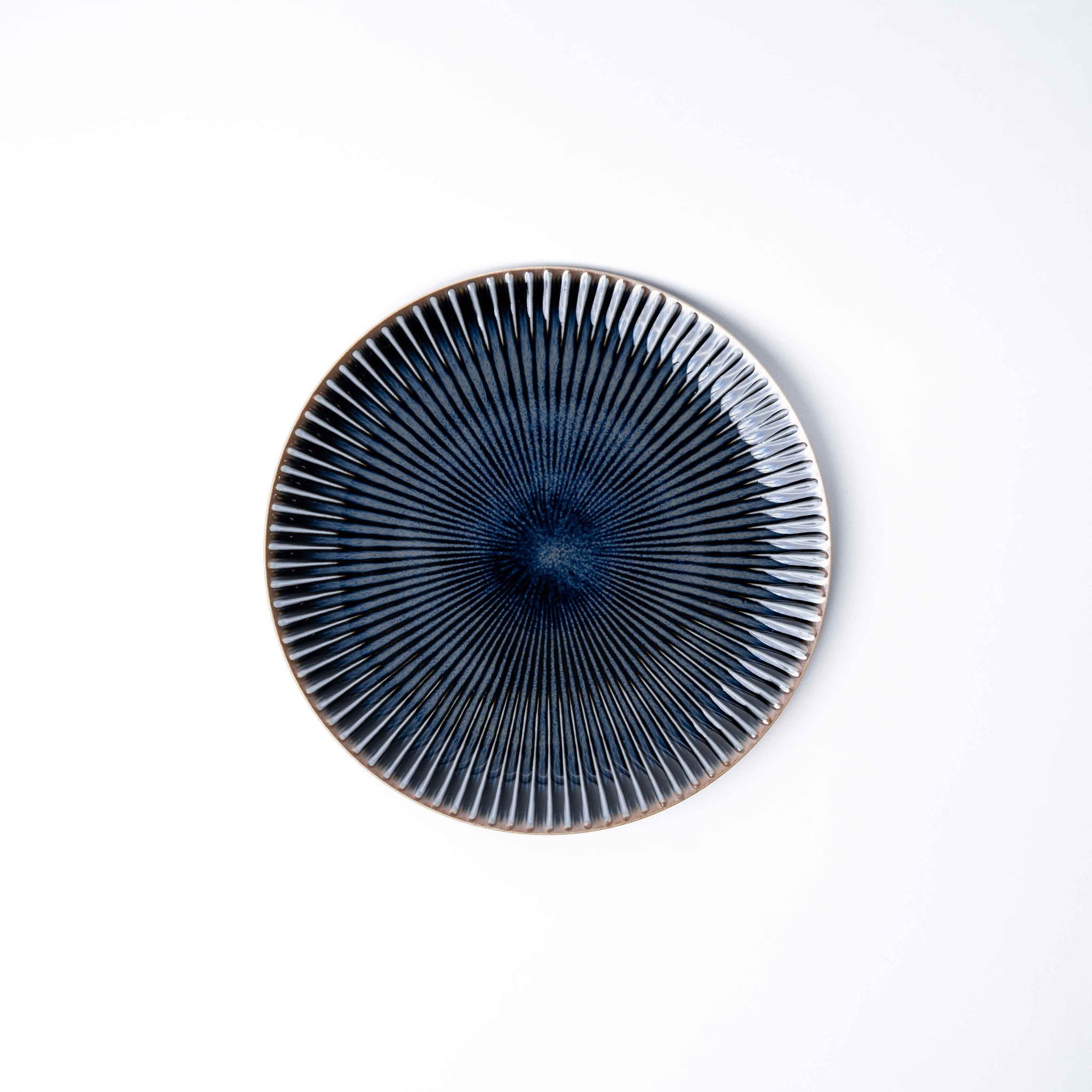 Side Plate 20.5cm Navy Sendan Glaze V637-C1640