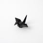 Chopstick Rest Origami Crane Black V637-C1648