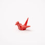 Chopstick Rest Origami Crane Red V637-C1650