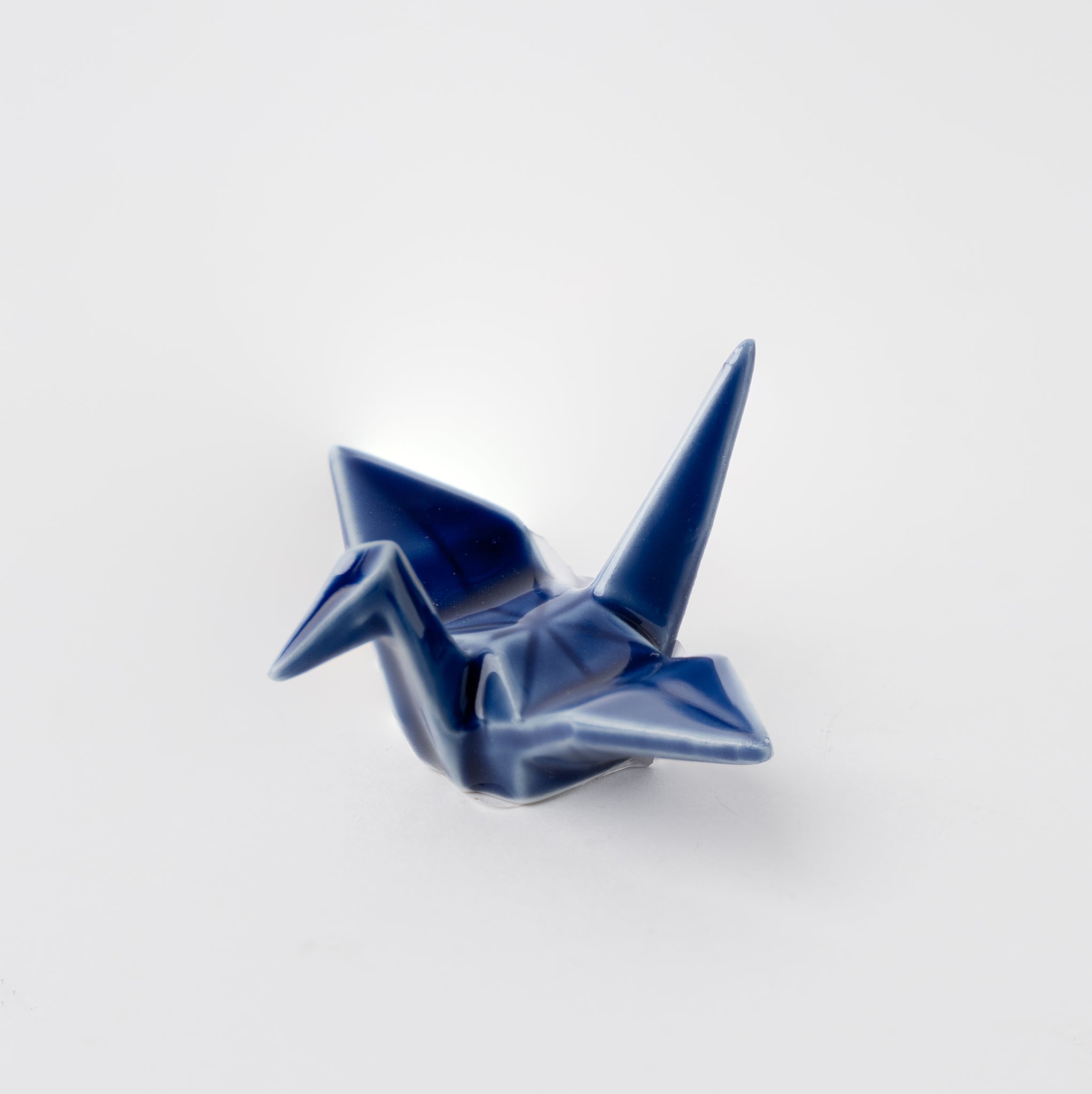 Chopstick Rest Origami Crane Indigo Blue V637-C1651