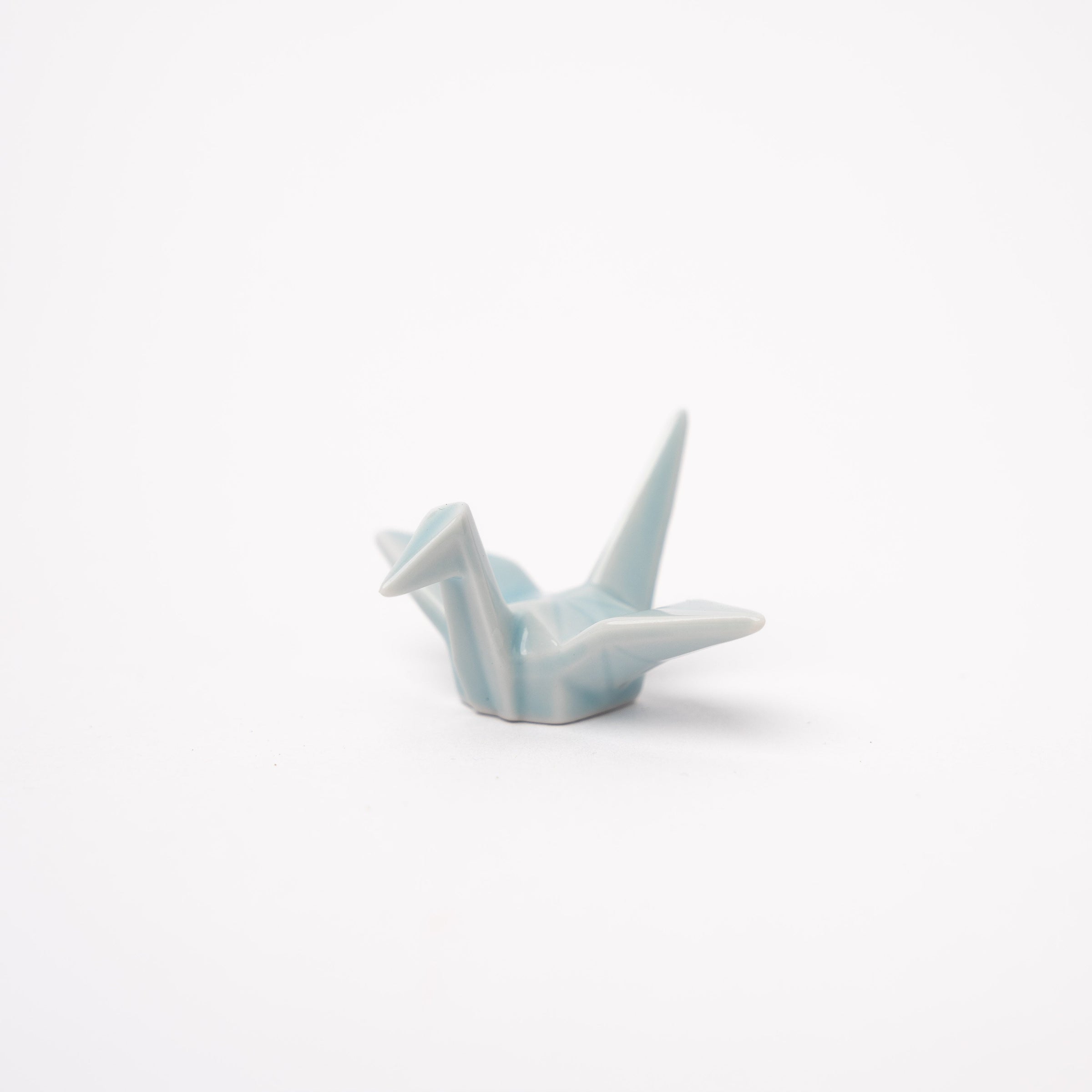 Chopstick Rest Origami Crane Light Blue V637-C1653