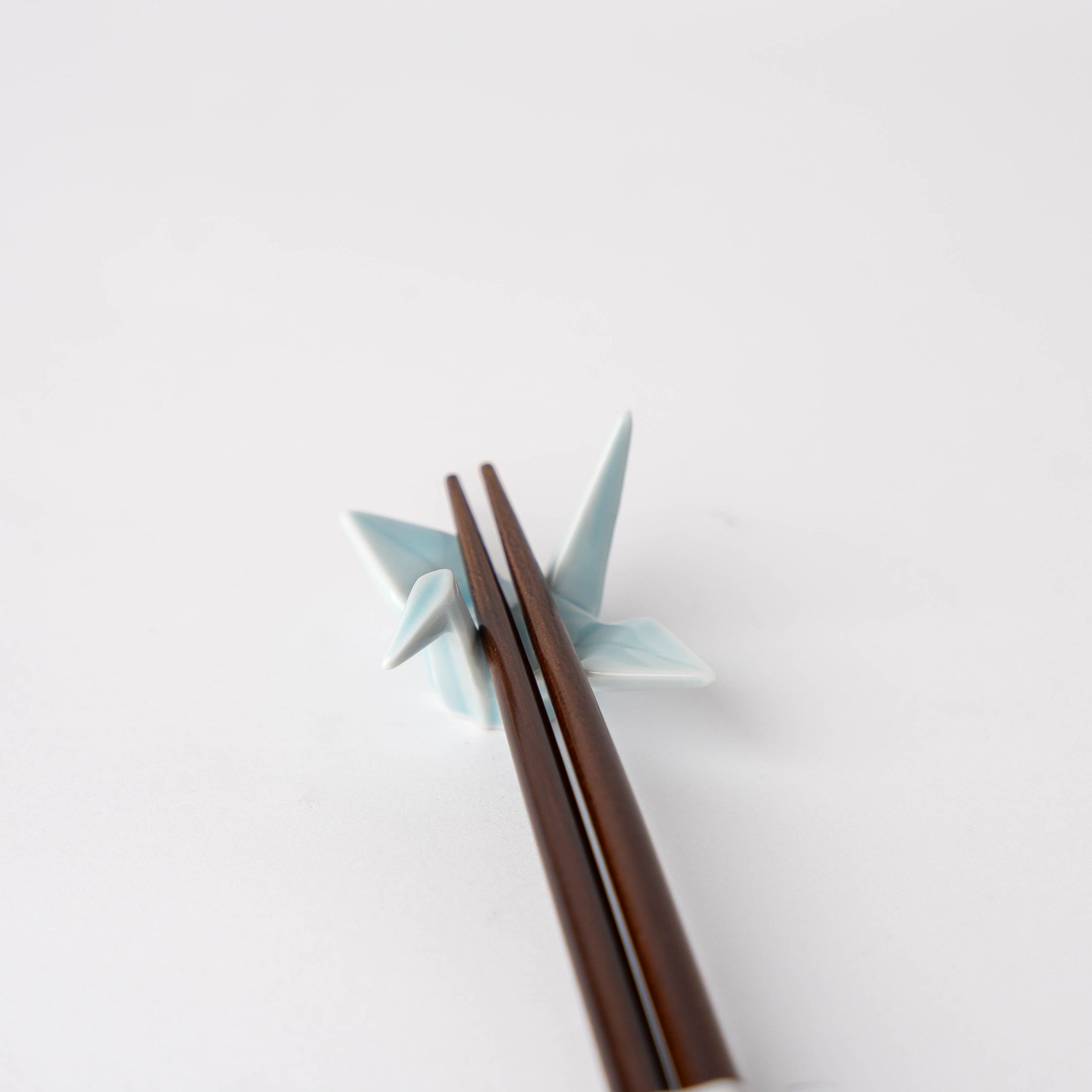 Chopstick Rest Origami Crane Light Blue V637-C1653