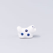 Chopstick Rest Shiba Dog White Navy V637-C1659