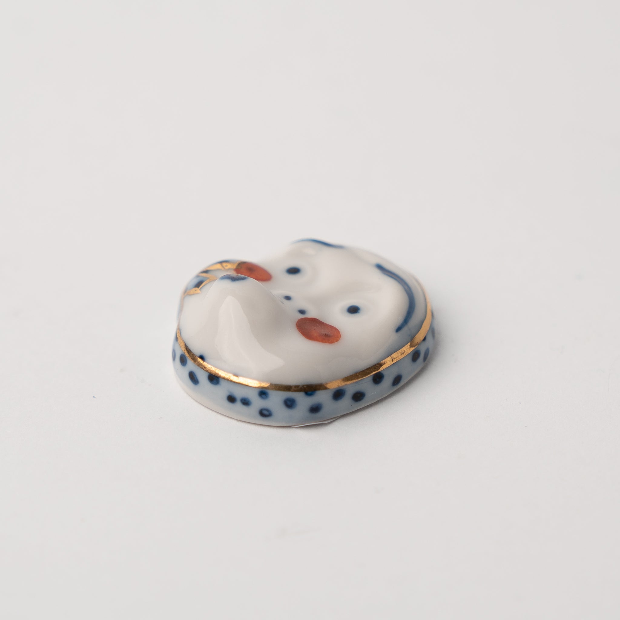 Chopstick Rest Hyottoko Whistling Man V637-C1661