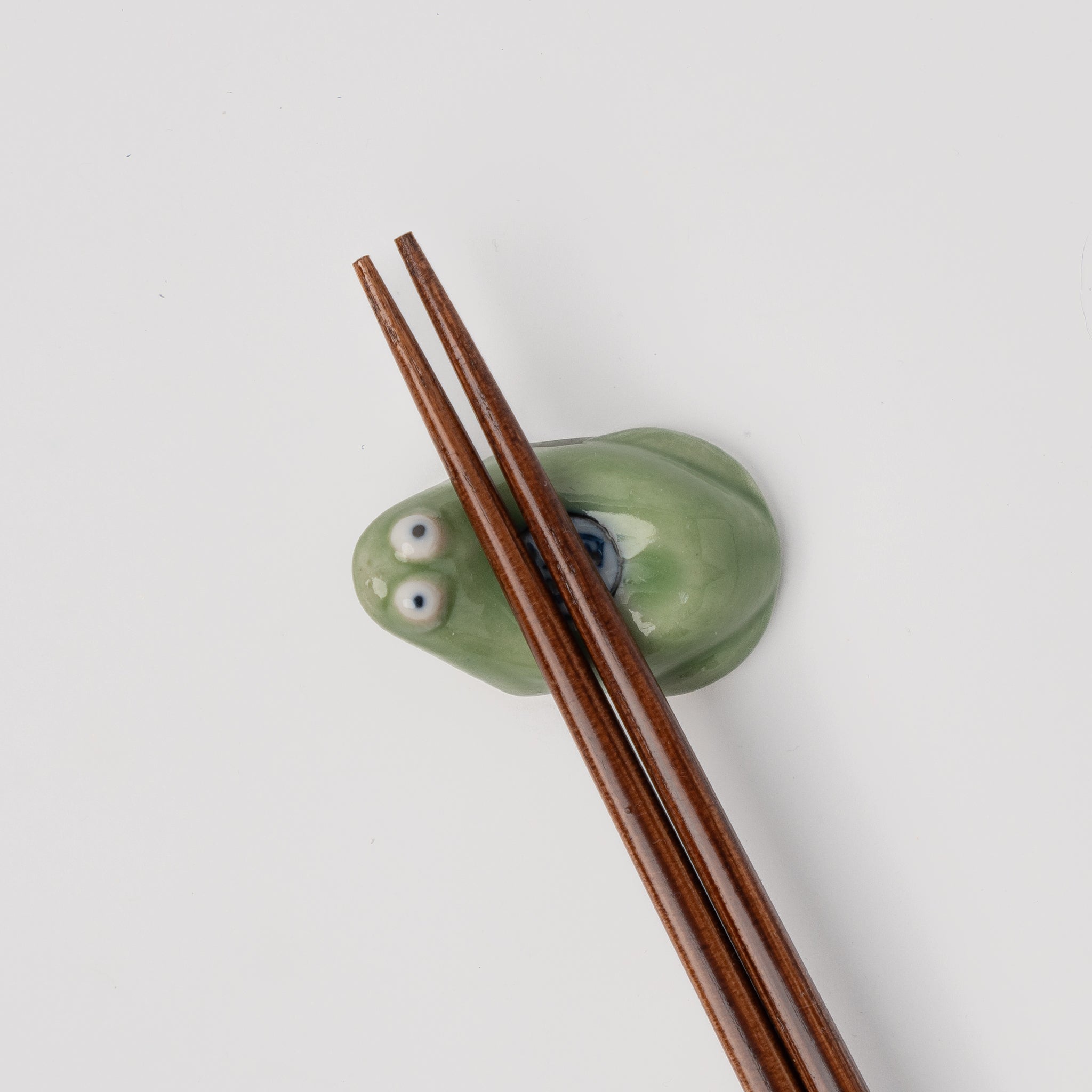 Chopstick Rest Frog Green V637-C1663