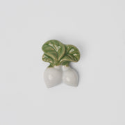 Chopstick Rest White & Green Radish V637-C1666