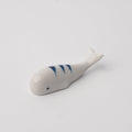 Chopstick Rest Blue Stripe Whale V637-C1673