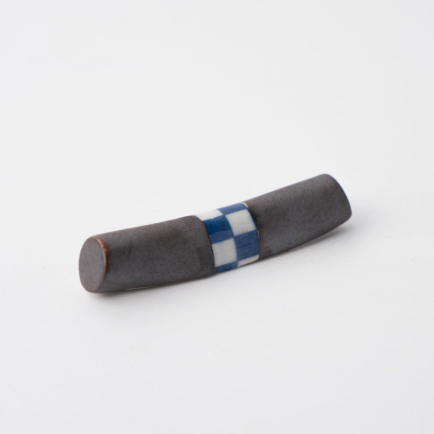 Chopstick Rest Cylinder Checker Black V637-C1678