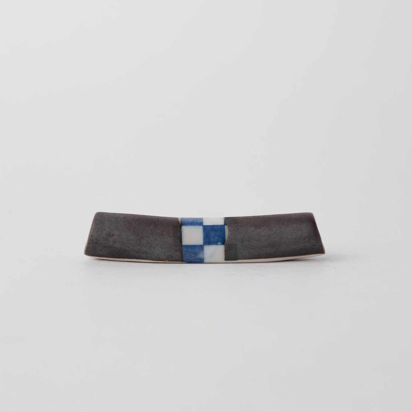 Chopstick Rest Cylinder Checker Black V637-C1678